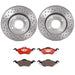 Brembo Brembo Disc Brake Pad and Rotor Kits KTX0114 Autofit