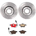 Brembo Brembo Disc Brake Pad and Rotor Kits KTX0115 Autofit