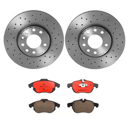 Brembo Brembo Disc Brake Pad and Rotor Kits KTX0117 Autofit