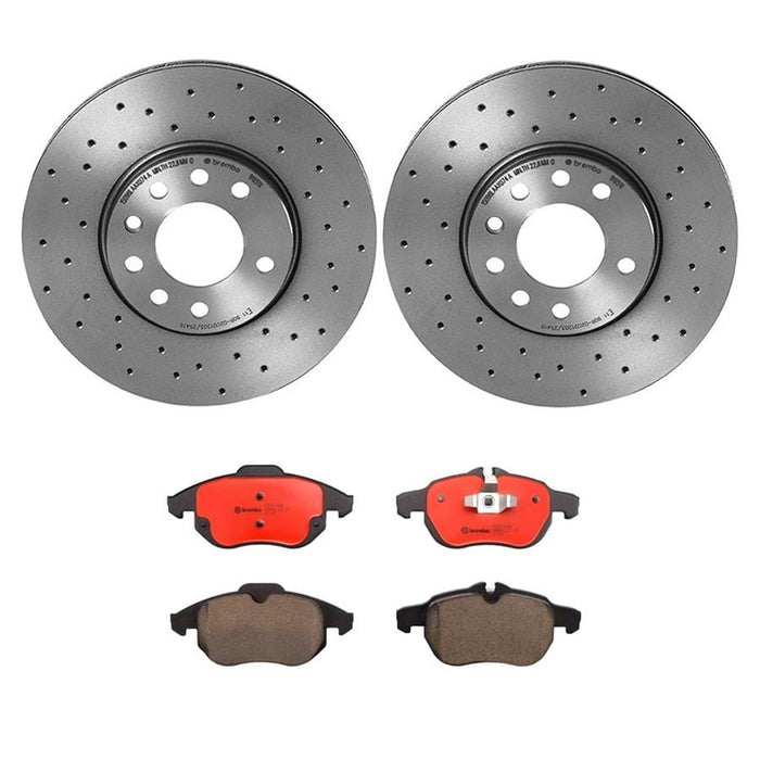 Brembo Brembo Disc Brake Pad and Rotor Kits KTX0117 Autofit