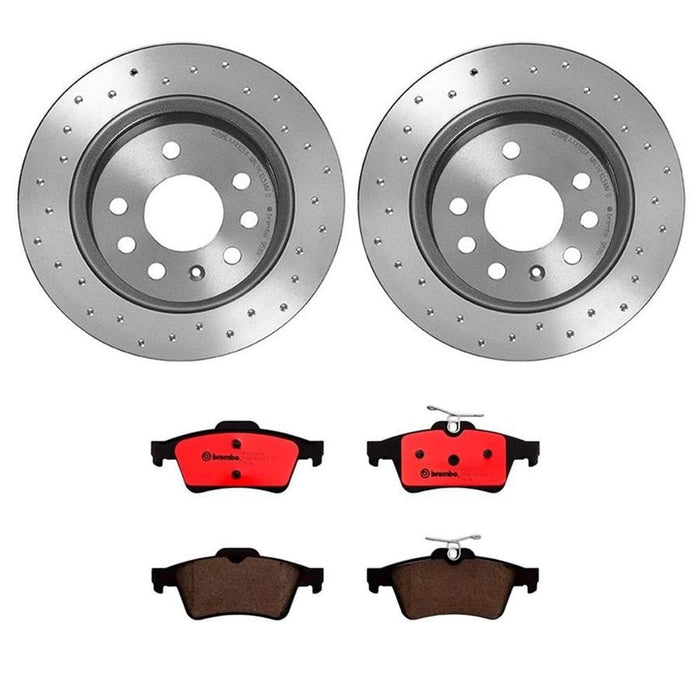 Brembo Brembo Disc Brake Pad and Rotor Kits KTX0118 Autofit