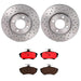 Brembo Brembo Disc Brake Pad and Rotor Kits KTX0119 Autofit