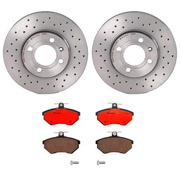 Brembo Brembo Disc Brake Pad and Rotor Kits KTX0124 Autofit