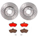 Brembo Brembo Disc Brake Pad and Rotor Kits KTX0124 Autofit