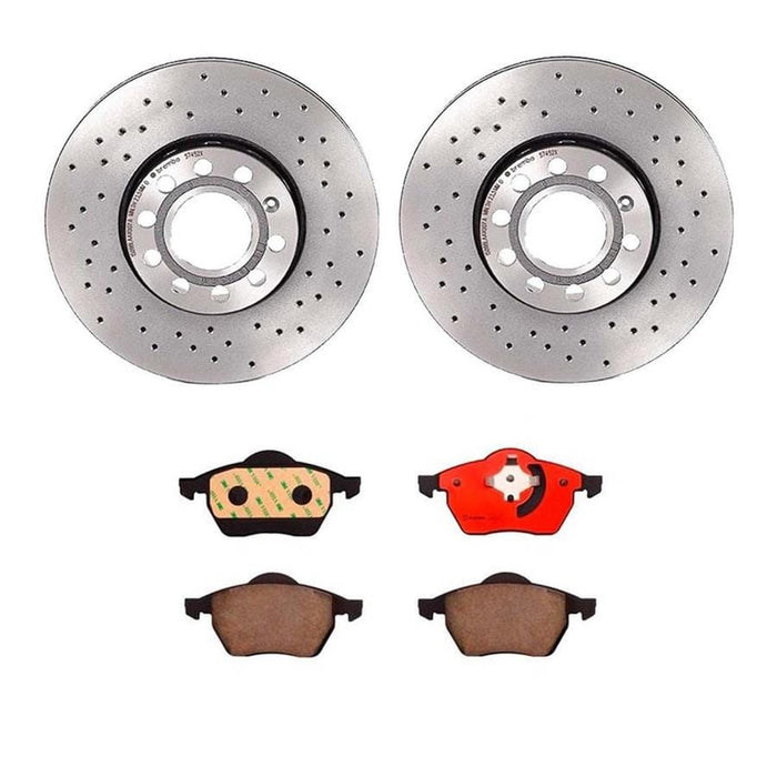 Brembo Brembo Disc Brake Pad and Rotor Kits KTX0125 Autofit