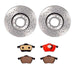 Brembo Brembo Disc Brake Pad and Rotor Kits KTX0125 Autofit