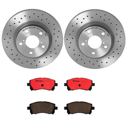 Brembo Brembo Disc Brake Pad and Rotor Kits KTX0133 Autofit