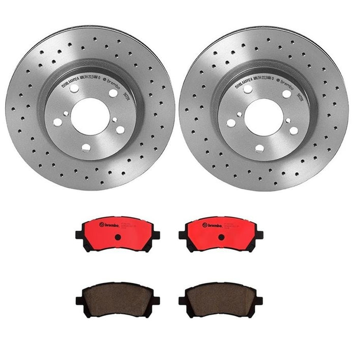 Brembo Brembo Disc Brake Pad and Rotor Kits KTX0133 Autofit