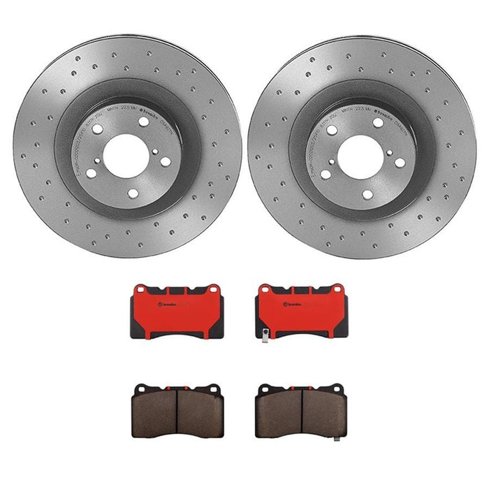 Brembo Brembo Disc Brake Pad and Rotor Kits KTX0134 Autofit