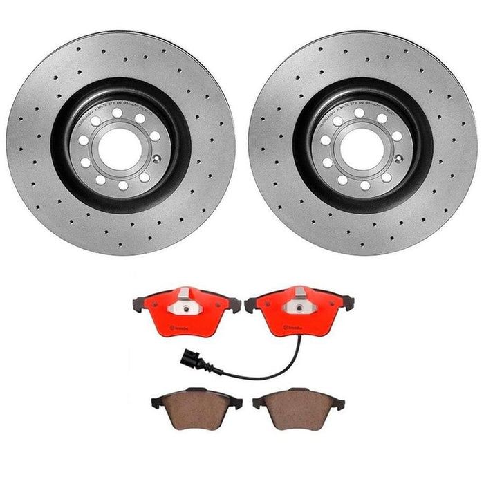 Brembo Brembo Disc Brake Pad and Rotor Kits KTX0140 Autofit