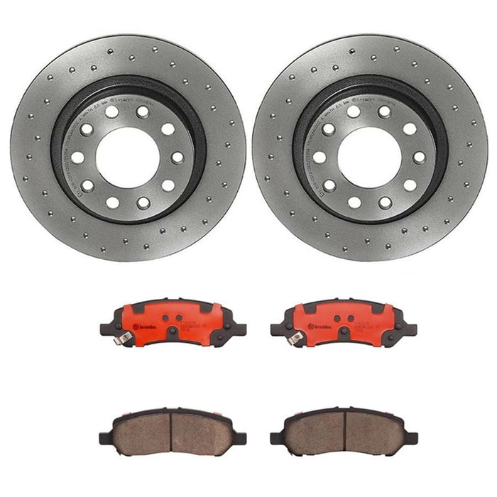 Brembo Brembo Disc Brake Pad and Rotor Kits KTX0141 Autofit