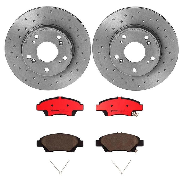 Brembo Brembo Disc Brake Pad and Rotor Kits KTX0143 Autofit