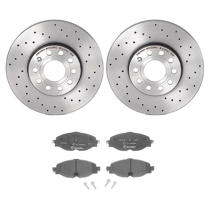 Brembo Brembo Disc Brake Pad and Rotor Kits KTX0144 Autofit