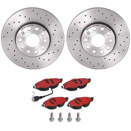 Brembo Brembo Disc Brake Pad and Rotor Kits KTX0145 Autofit