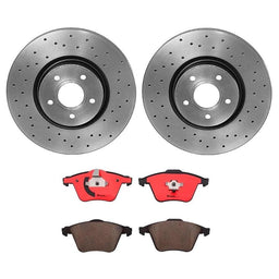 Brembo Brembo Disc Brake Pad and Rotor Kits KTX0147 Autofit