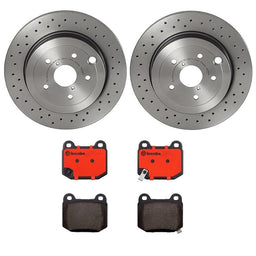 Brembo Brembo Disc Brake Pad and Rotor Kits KTX0148 Autofit
