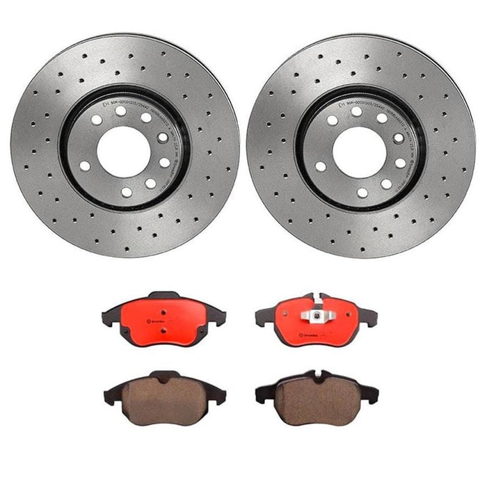 Brembo Brembo Disc Brake Pad and Rotor Kits KTX0149 Autofit
