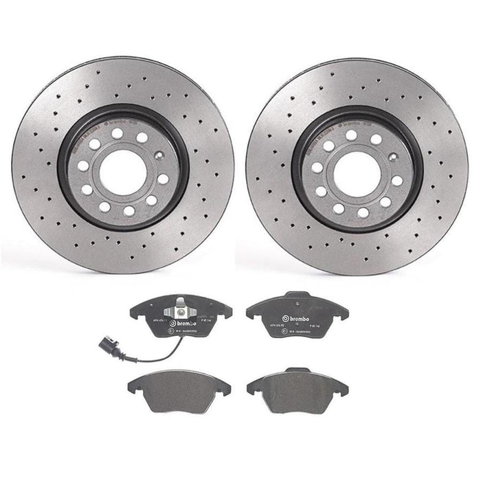 Brembo Brembo Disc Brake Pad and Rotor Kits KTX0151 Autofit