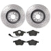 Brembo Brembo Disc Brake Pad and Rotor Kits KTX0153 Autofit