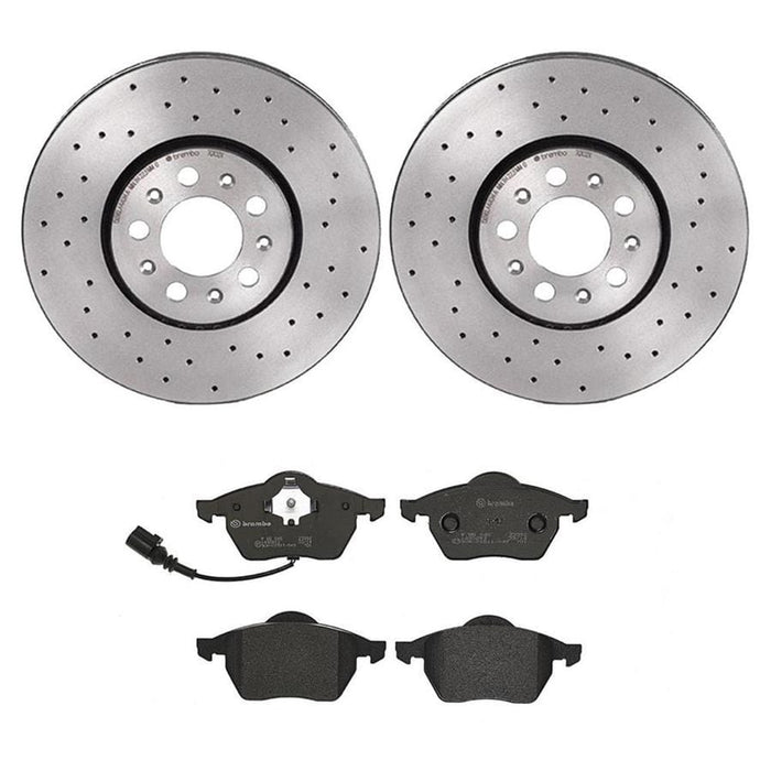 Brembo Brembo Disc Brake Pad and Rotor Kits KTX0154 Autofit