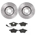 Brembo Brembo Disc Brake Pad and Rotor Kits KTX0154 Autofit