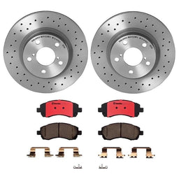Brembo Brembo Disc Brake Pad and Rotor Kits KTX0157 Autofit