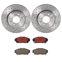 Brembo Brembo Disc Brake Pad and Rotor Kits KTX0158 Autofit