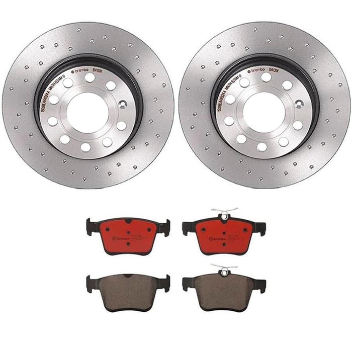Brembo Brembo Disc Brake Pad and Rotor Kits KTX0159 Autofit
