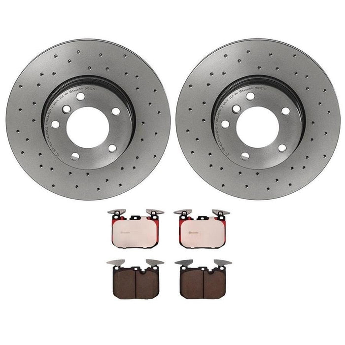 Brembo Brembo Disc Brake Pad and Rotor Kits KTX0161 Autofit