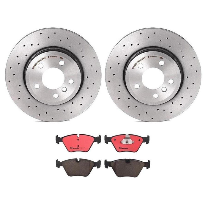 Brembo Brembo Disc Brake Pad and Rotor Kits KTX0163 Autofit