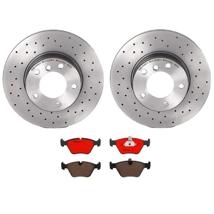 Brembo Brembo Disc Brake Pad and Rotor Kits KTX0168 Autofit
