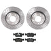 Brembo Brembo Disc Brake Pad and Rotor Kits KTX4002 Autofit