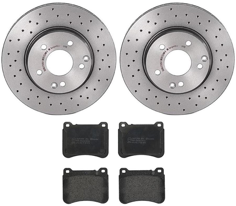 Brembo Brembo Disc Brake Pad and Rotor Kits KTX4007 Autofit