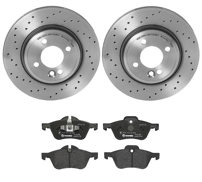 Brembo Brembo Disc Brake Pad and Rotor Kits KTX4008 Autofit