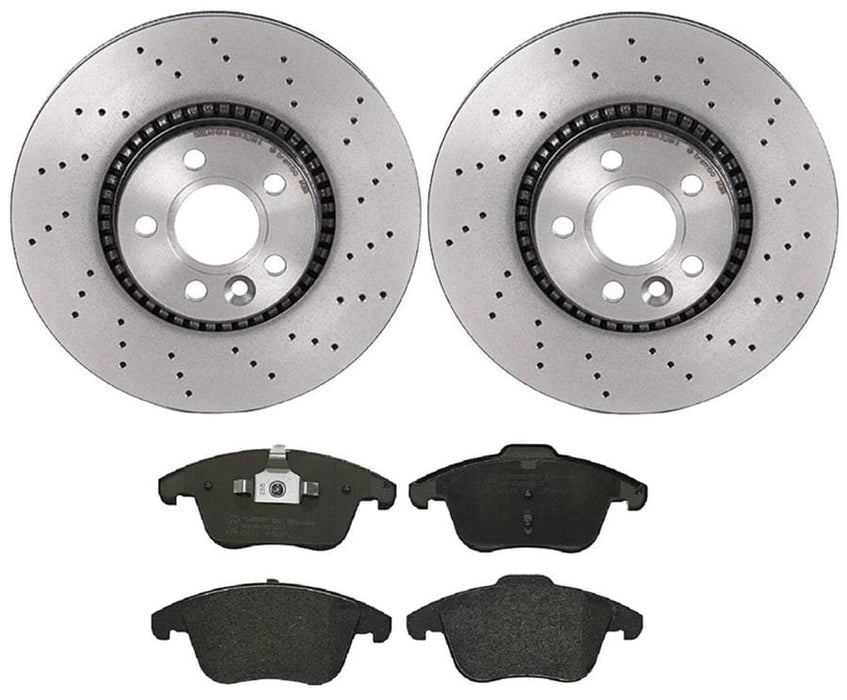 Brembo Brembo Disc Brake Pad and Rotor Kits KTX4016 Autofit