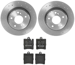 Brembo Brembo Disc Brake Pad and Rotor Kits KTX4028 Autofit