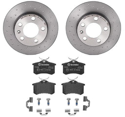 Brembo Brembo Disc Brake Pad and Rotor Kits KTX4029 Autofit