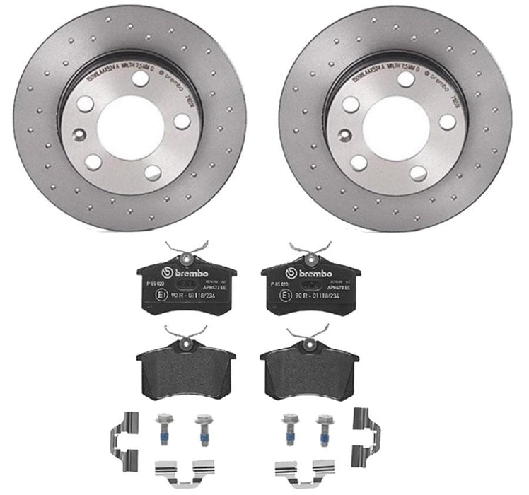 Brembo Brembo Disc Brake Pad and Rotor Kits KTX4029 Autofit