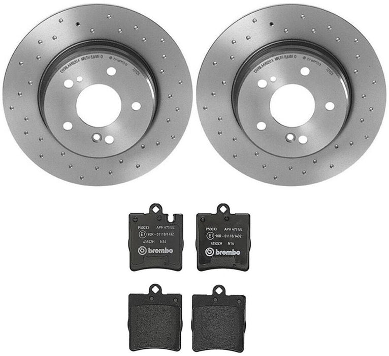 Brembo Brembo Disc Brake Pad and Rotor Kits KTX4030 Autofit