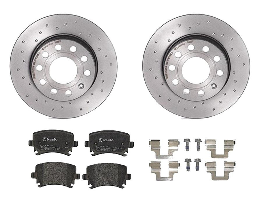 Brembo Brembo Disc Brake Pad and Rotor Kits KTX4035 Autofit