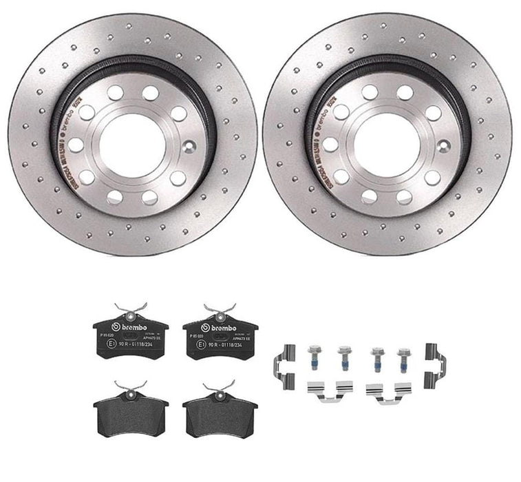 Brembo Brembo Disc Brake Pad and Rotor Kits KTX4036 Autofit