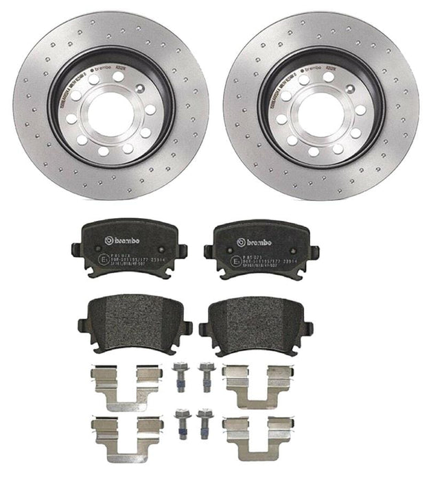 Brembo Brembo Disc Brake Pad and Rotor Kits KTX4037 Autofit