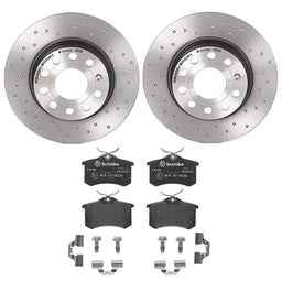 Brembo Brembo Disc Brake Pad and Rotor Kits KTX4041 Autofit