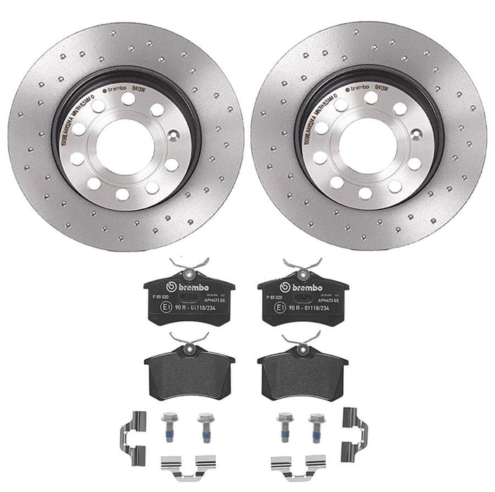 Brembo Brembo Disc Brake Pad and Rotor Kits KTX4041 Autofit