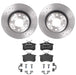 Brembo Brembo Disc Brake Pad and Rotor Kits KTX4041 Autofit