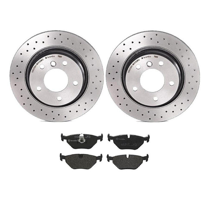 Brembo Brembo Disc Brake Pad and Rotor Kits KTX4042 Autofit