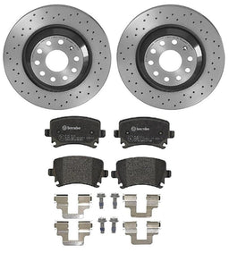 Brembo Brembo Disc Brake Pad and Rotor Kits KTX4045 Autofit