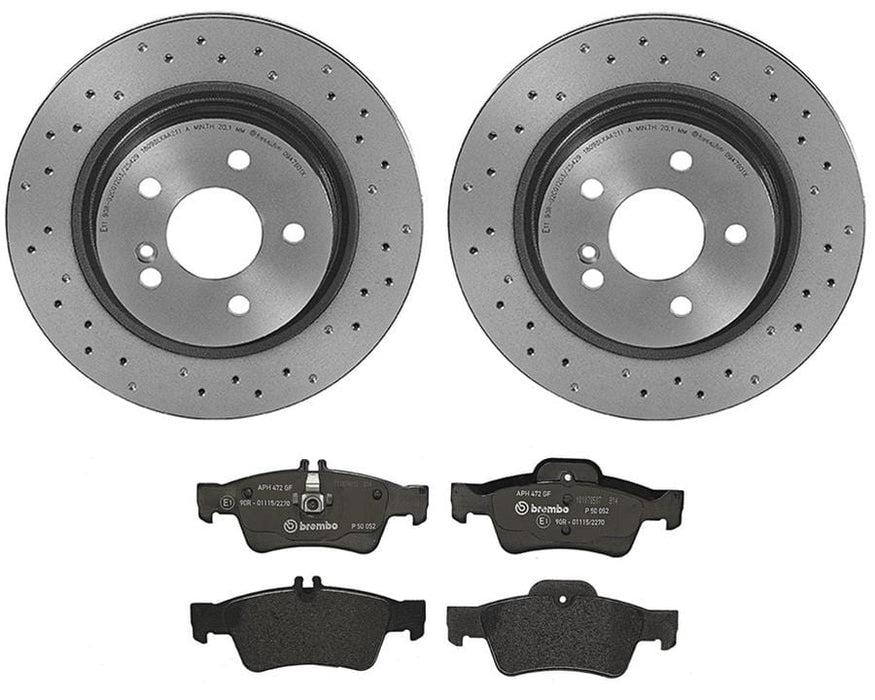 Brembo Brembo Disc Brake Pad and Rotor Kits KTX4049 Autofit