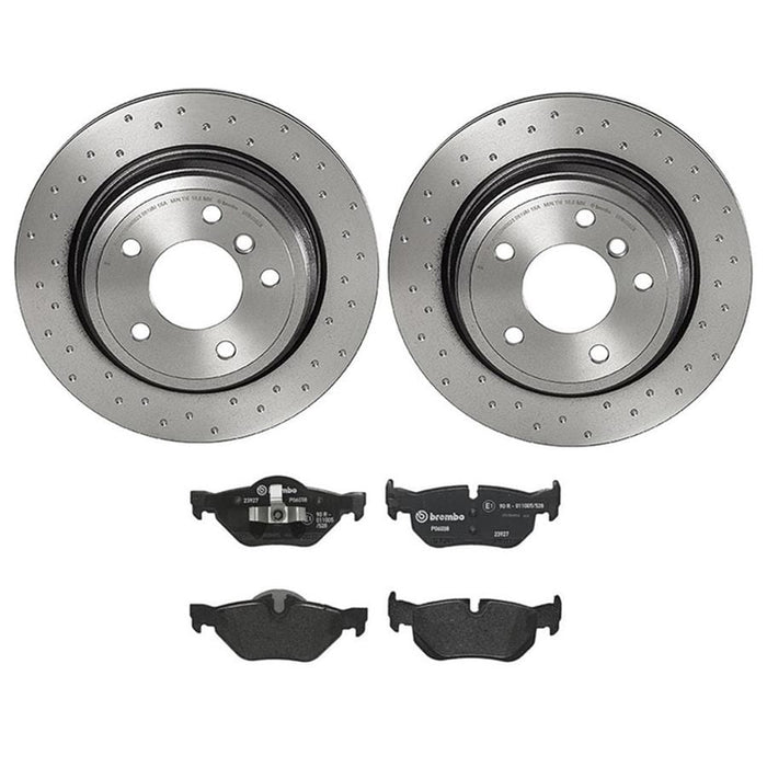 Brembo Brembo Disc Brake Pad and Rotor Kits KTX4050 Autofit