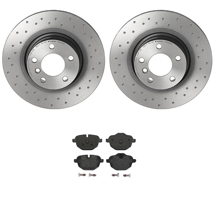 Brembo Brembo Disc Brake Pad and Rotor Kits KTX4051 Autofit